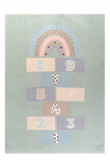 Tzikas Carpets Χαλί COCOONING Πράσινο-Μέντα 140x200cm 00341-040